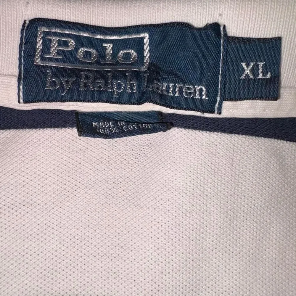 Polo-ralph-lauren Men's White and Cream Polo-shirts